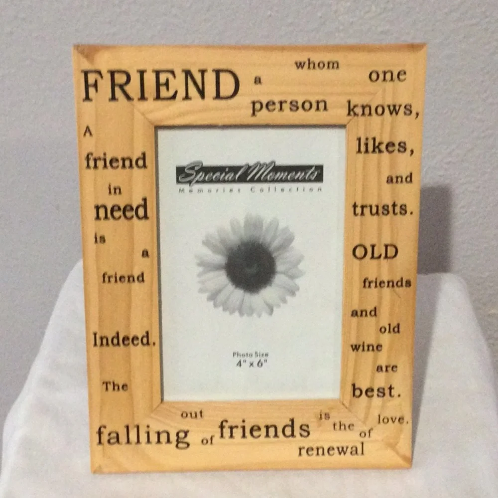 Special Moments Memories Collection FRIEND Photo Frame NWOT